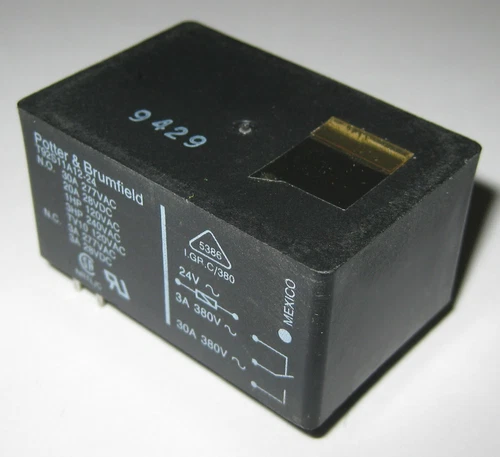 Potter & Brumfield 24 VAC 30A DPDT Relay