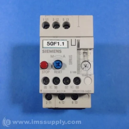 Siemens 3RU1116-1AB1 Relé de Sobrecarga