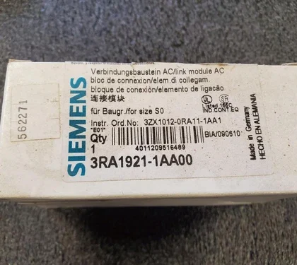 Siemens 3RA1921-1AA00 Conector
