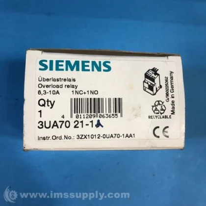 Siemens 3ZX1012-0UA70-1AA1 Relé de Sobrecarga