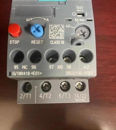 Siemens 3RU2116-1FB0 Relé Térmico