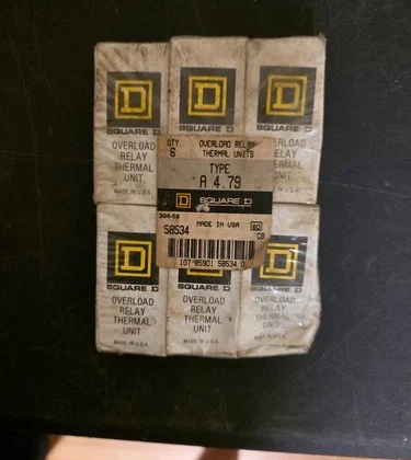 Square D Overload Relay Thermal Unit Type A