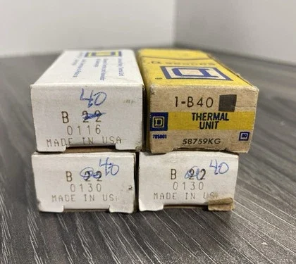 Square D B40 Relé Térmico Clase 20