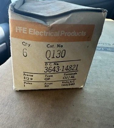 Siemens Q130 QP130 Interruptor de Circuito