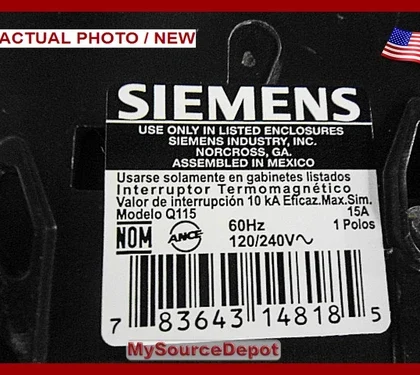 Siemens Q115 Interruptor de Circuito