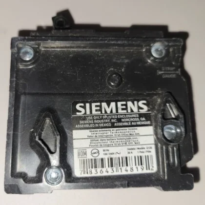Siemens Q120 Interruptor Automático 1 Polo 20A 120/240V