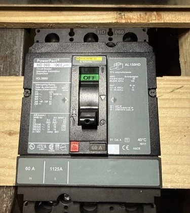 Square D HD060 Interruptor de Circuito