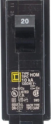 Square D HOM120 Interruptor Automático