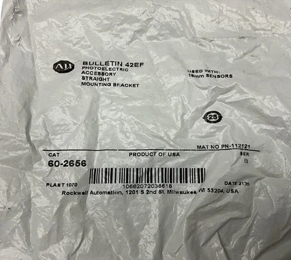 Allen Bradley 60-2656 Soporte de Montaje Fotoeléctrico