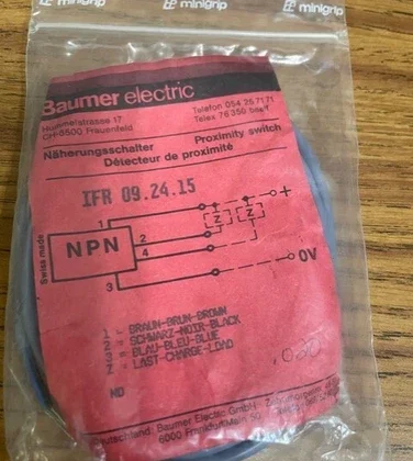 Baumer Electric IFR 09.24.15 Sensor de Proximidad