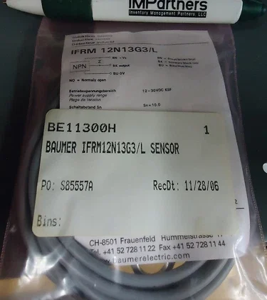 Baumer IRFM12N13G3 Sensor Inductivo