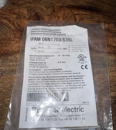 Baumer IFRM 06N1703/S35L Sensor de Proximidad