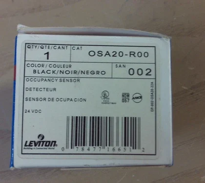 Leviton OSA20-R00 Sensor de Ocupación