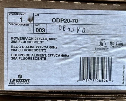 Leviton ODP20-70 Sensor de Movimiento