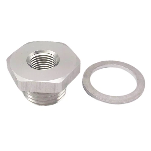 Billet M16x1.5 a 1/8NPT Adaptador de Sensor de Presión de Aceite