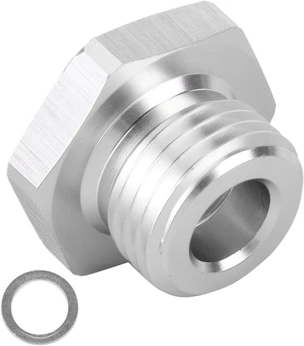 Billet M16x1.5 a 1/8NPT Adaptador de Sensor de Presión de Aceite