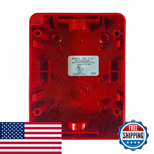 Notifier System Sensor Sb-I/O Backbox