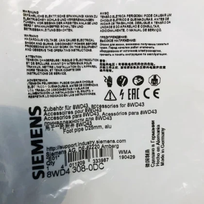 Siemens 8WD4 308-0DC Sistema de Control Industrial