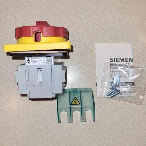 Siemens 3LD2103-0TK53 Interruptor de Control de Emergencia